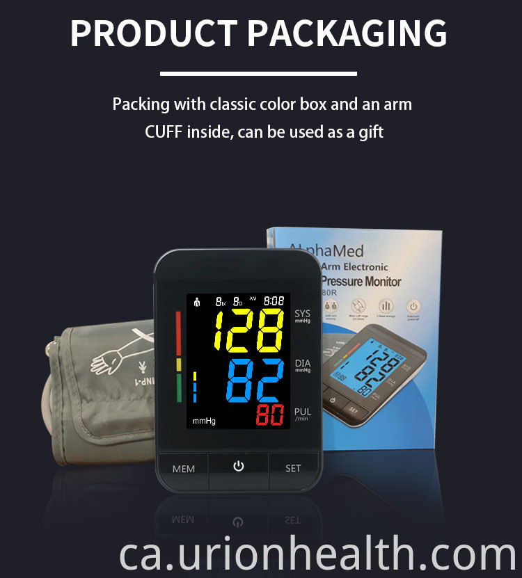 blood pressure monitor packing